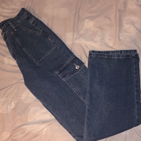 Cargo straight leg jeans - Picture 3 of 4